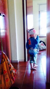 バルセロナのお祭り男。