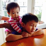 幻のツーショット。