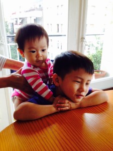 幻のツーショット。