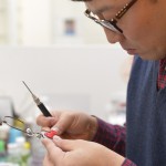 眼鏡レンズはお店で・・・。