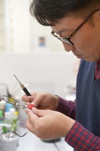 眼鏡レンズはお店で・・・。