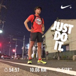 最強ラン友のO西さん。