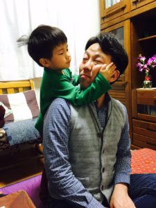 訳わからん天候と甥っ子。