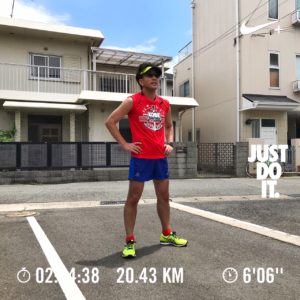 夏のランニングはキツいけど滝汗はめちゃ気持ちイイ。
