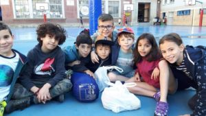 甥っ子Taiyoクンとバルセロナの仲間たち。