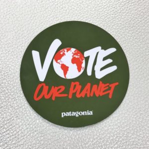 ＃地球のために投票に行こう。