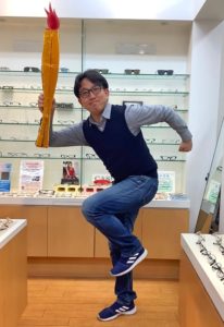 【東京2020オリンピック聖火リレーランナーとして池田市のちいさな眼鏡屋店主が走る】【9日前】